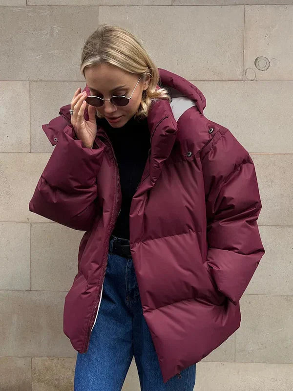 Mollie - stilvolle, lässige damen-pufferjacke