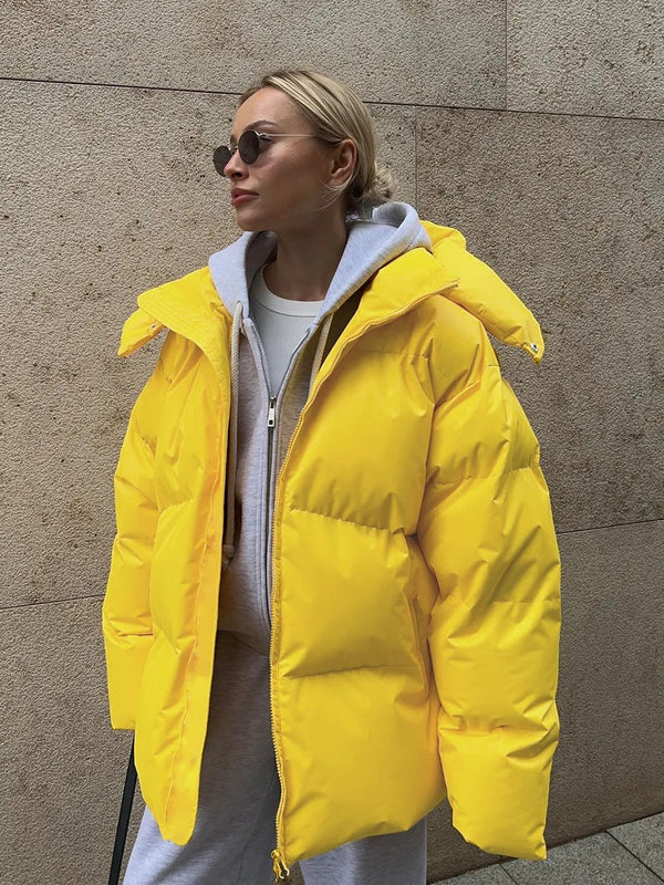 Mollie - stilvolle, lässige damen-pufferjacke