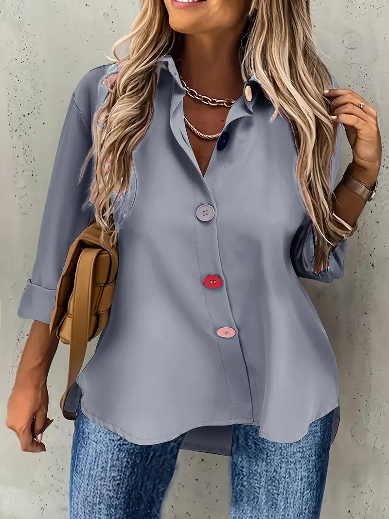 Sidney – lässige button-down-bluse