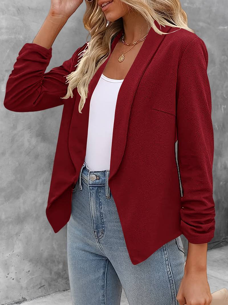 Isabella – stilvoller blazer mit offener vorderseite