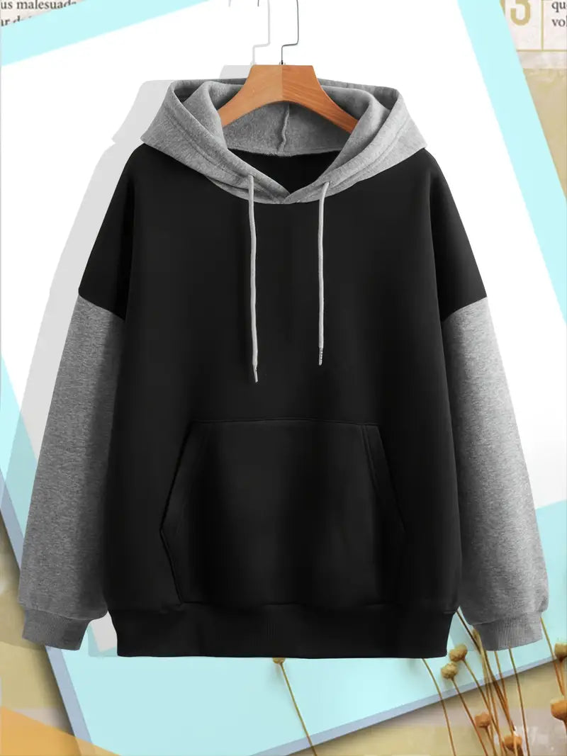 Benjamin - kontrast-hoodie für herren