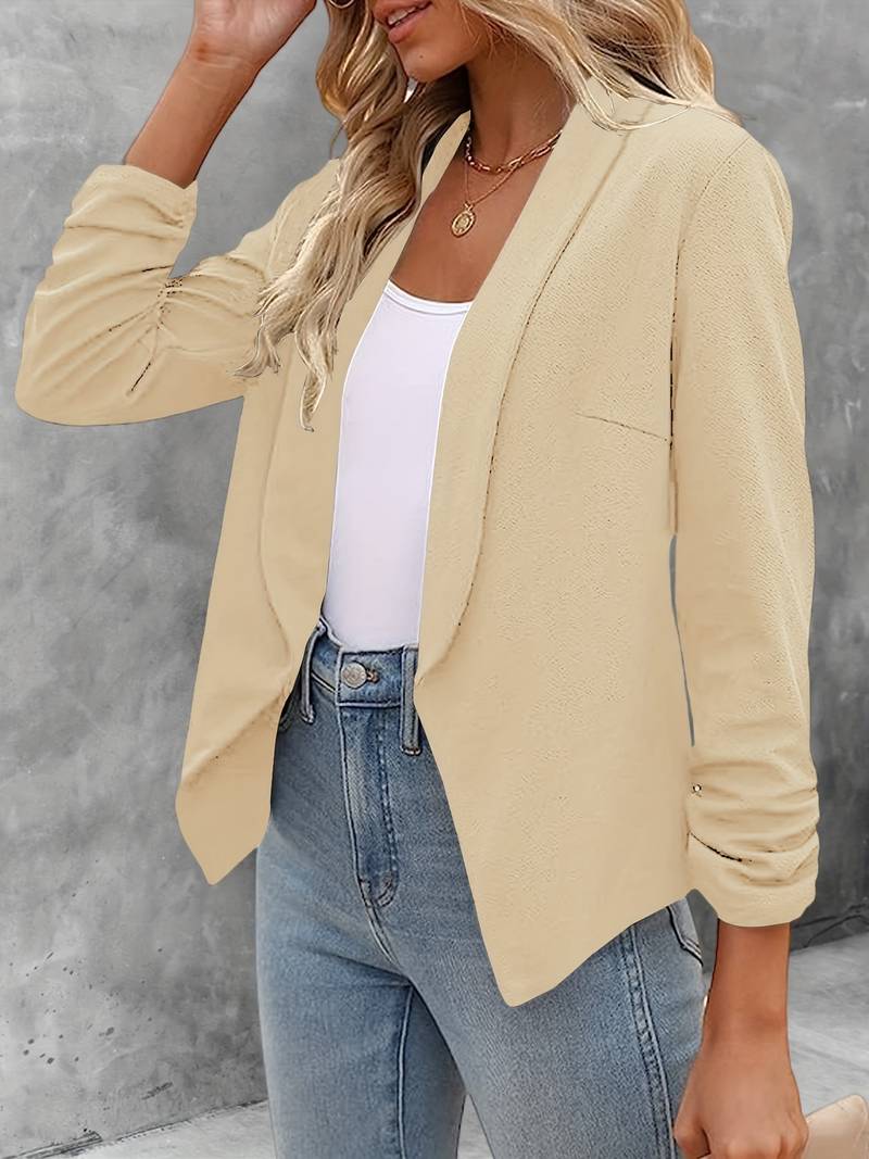 Isabella – stilvoller blazer mit offener vorderseite