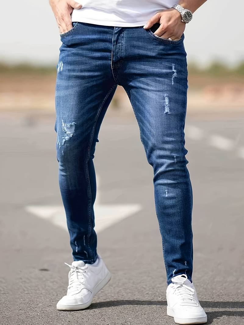 Malcolm – zerrissene jeans für männer