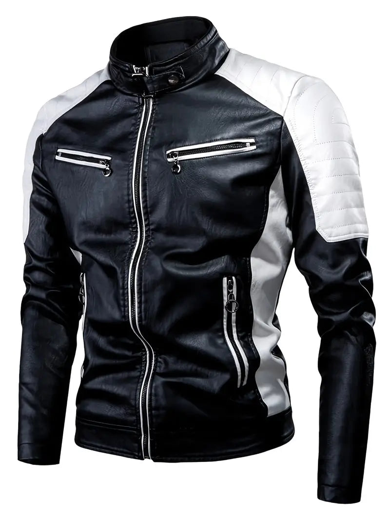 Simon – stylische bikerjacke für herren