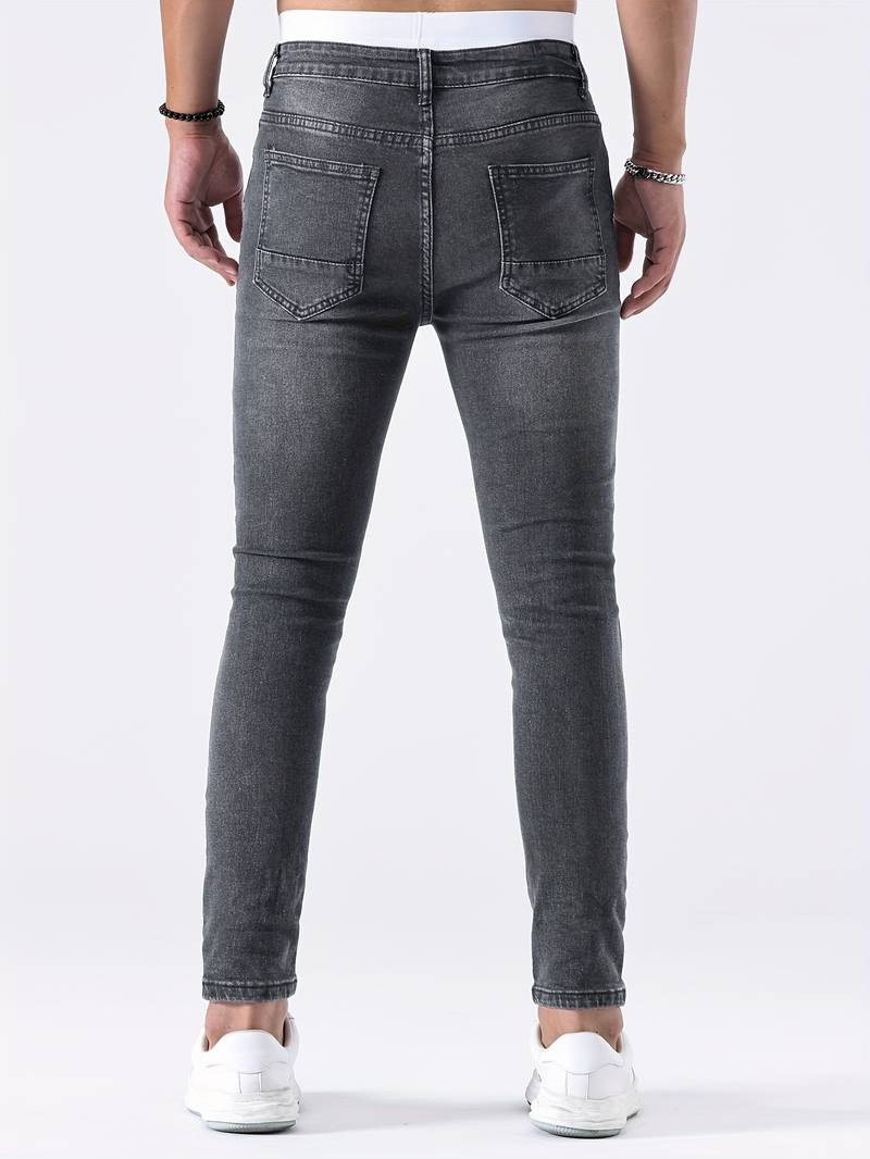 Sebastian – slim-fit-jeans mit legeren rissen