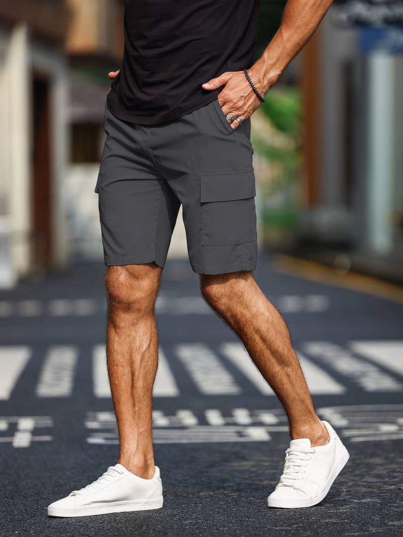 Jamie – lässige cargo-shorts mit taschen für herren