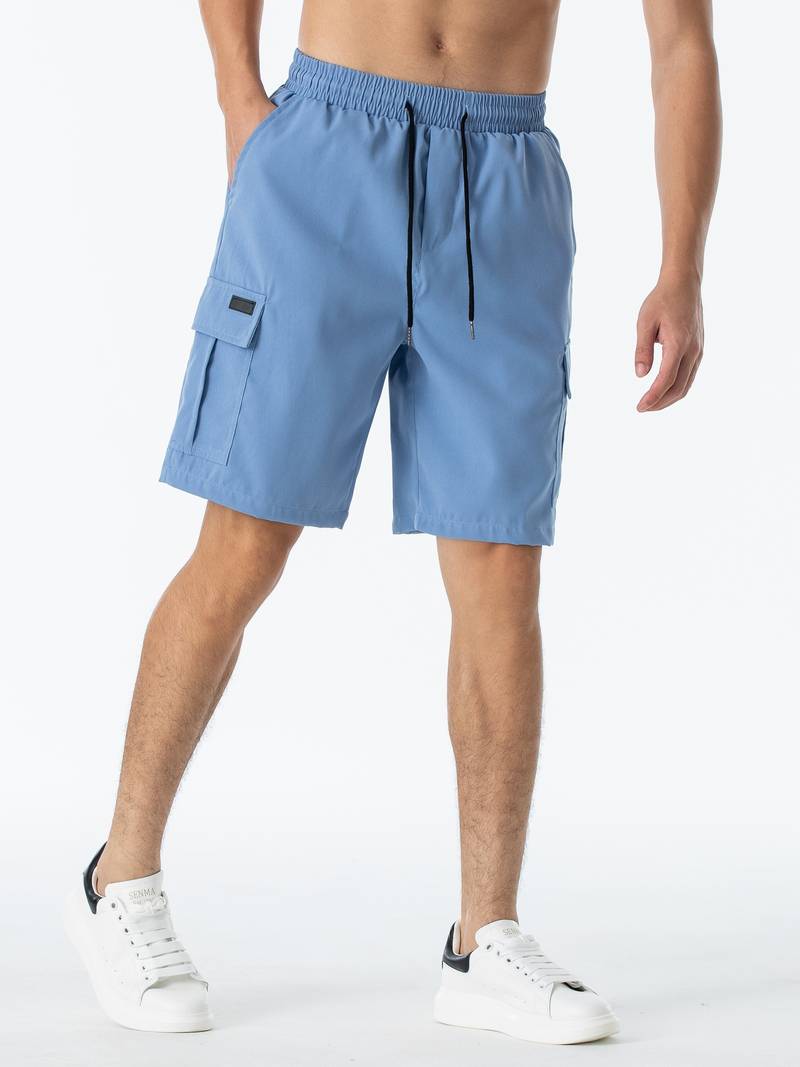 Matthew – cargo-shorts mit kordelzug im klassischen design