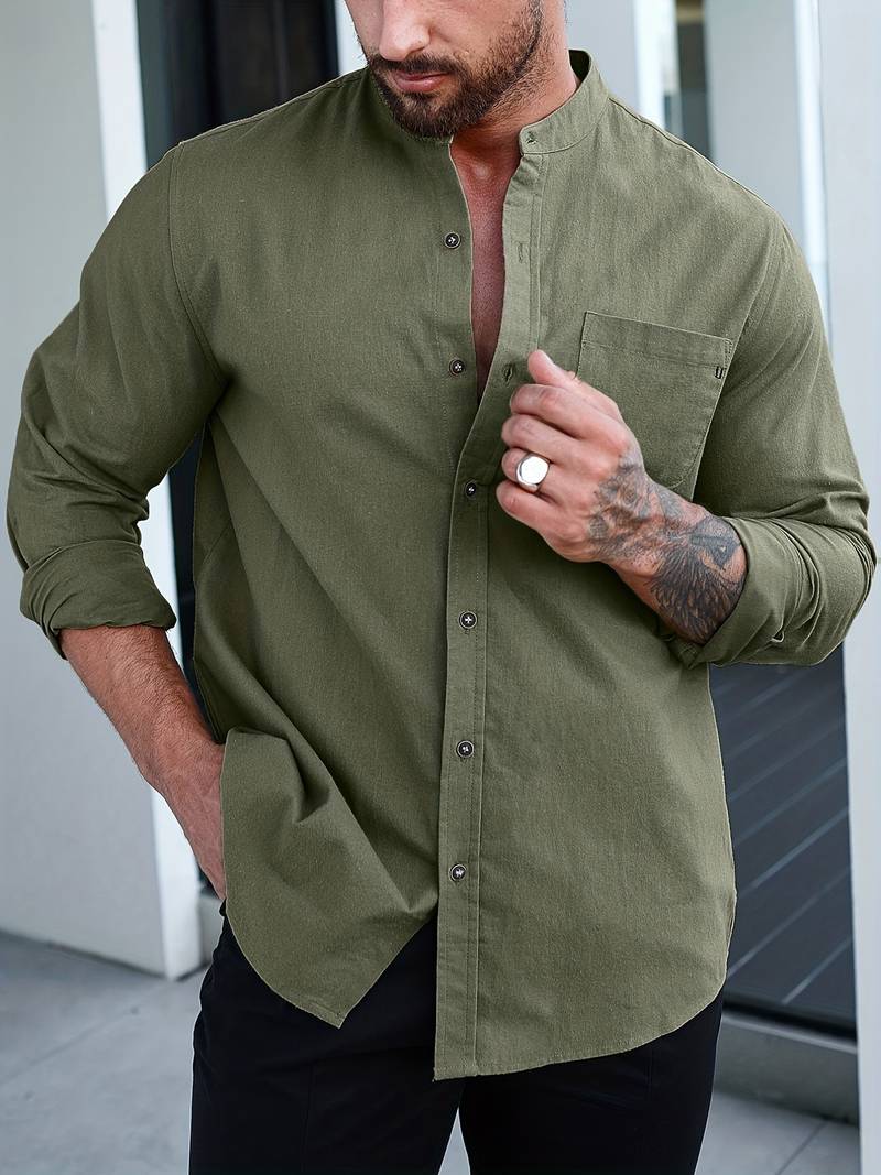 Anthony – lässiger button-down für herren