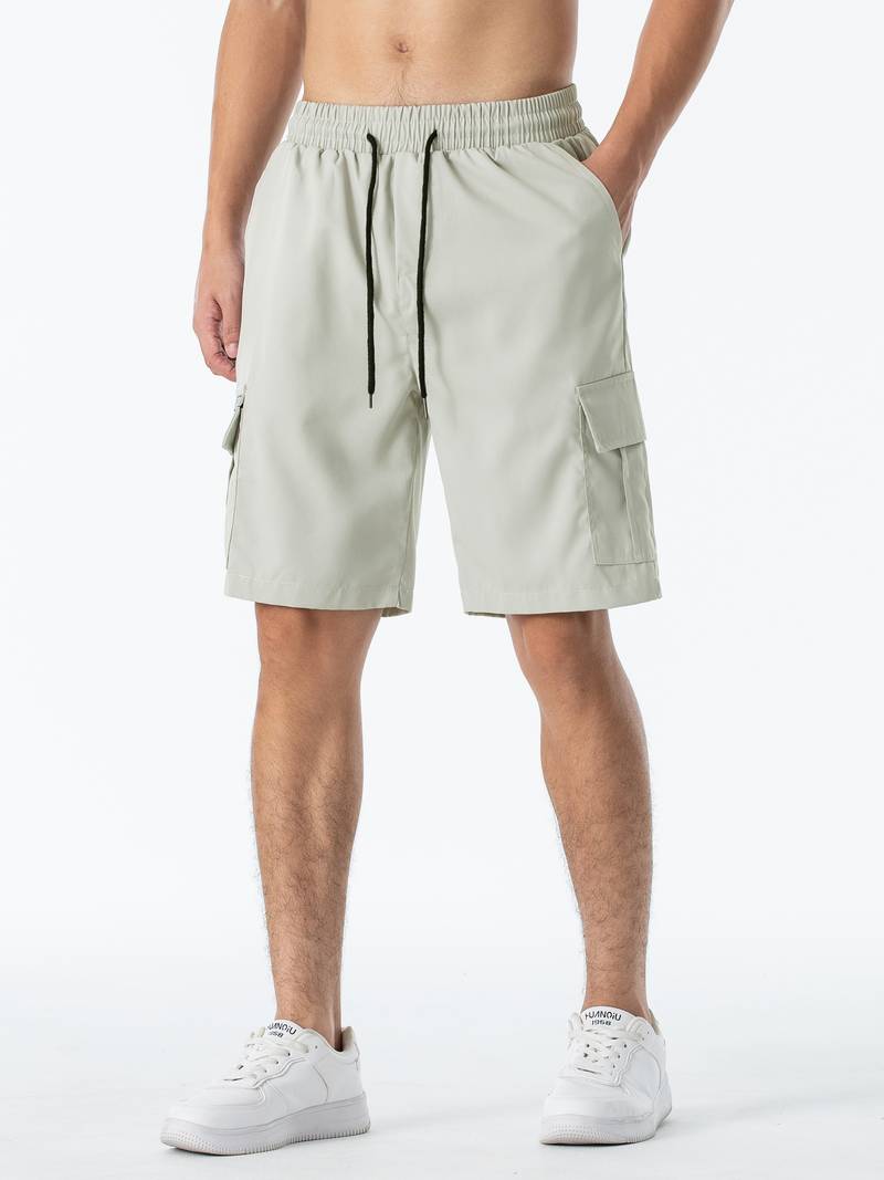 Matthew – cargo-shorts mit kordelzug im klassischen design