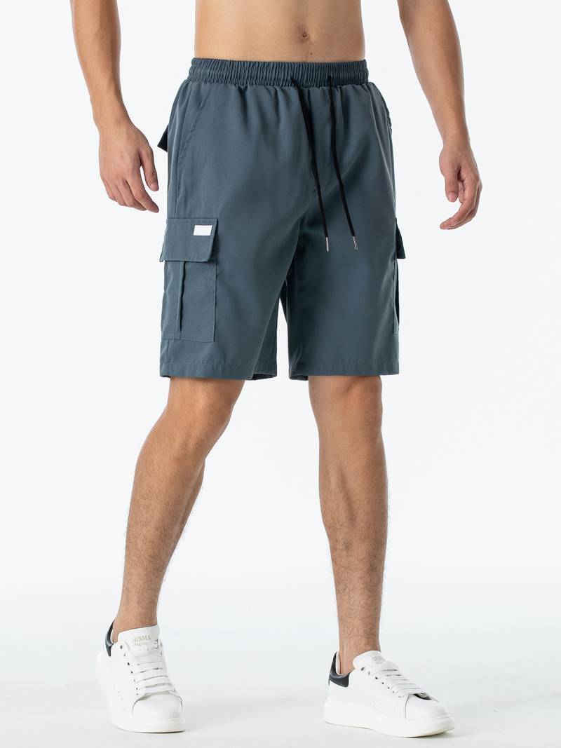 Matthew – cargo-shorts mit kordelzug im klassischen design