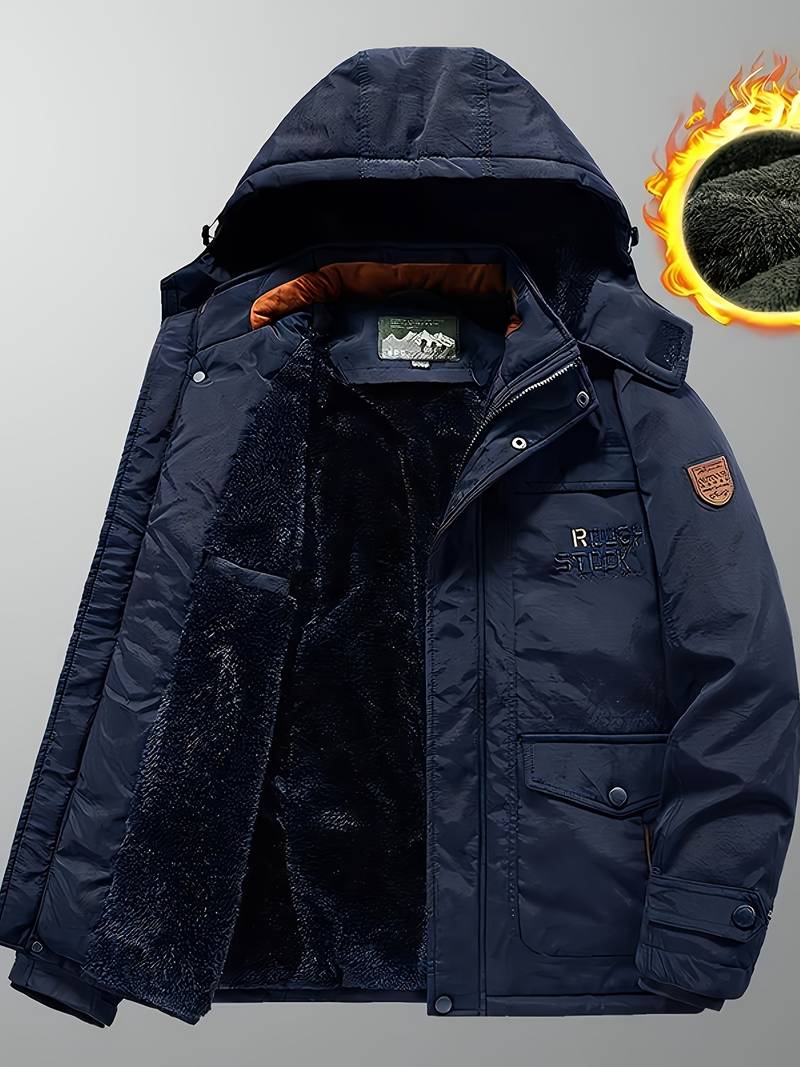 James – lässige winterjacke mit reißverschluss