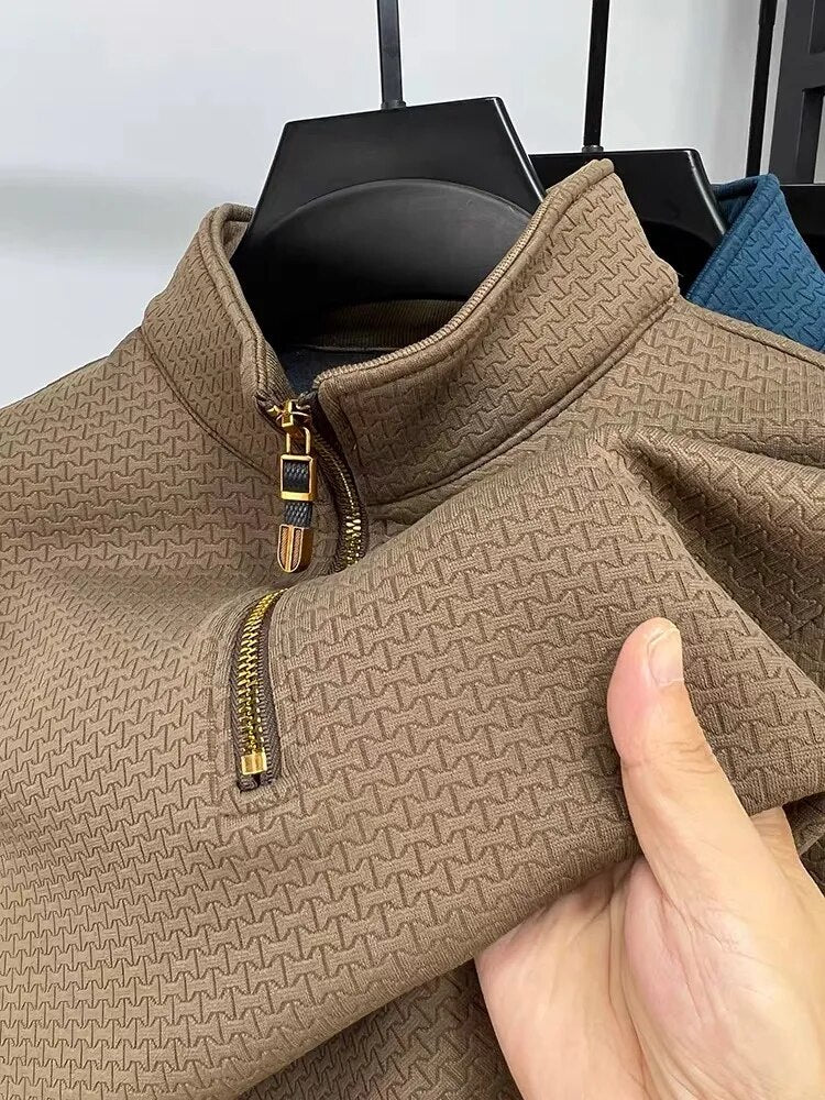 Adolfo – stylischer quarterzip für herren