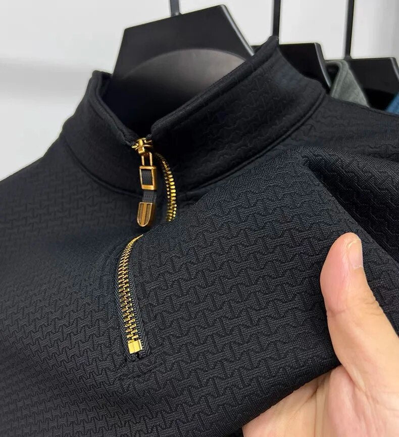 Adolfo – stylischer quarterzip für herren