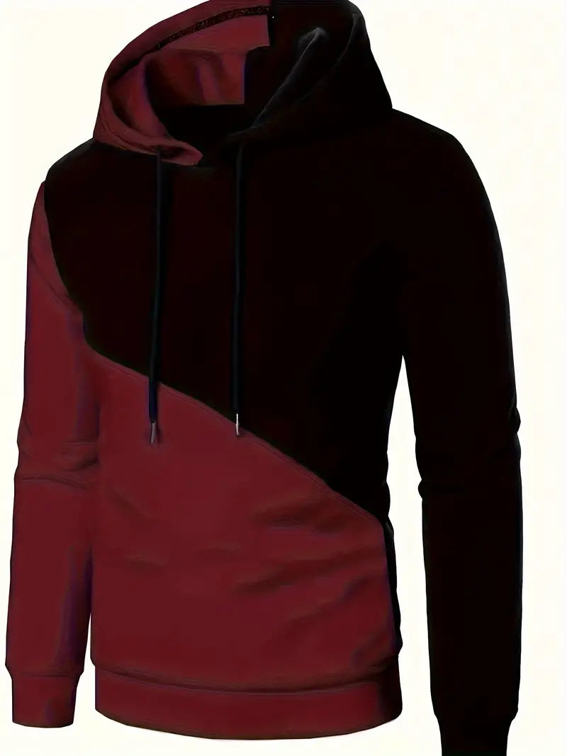 Warren – farbblock-hoodie für männer