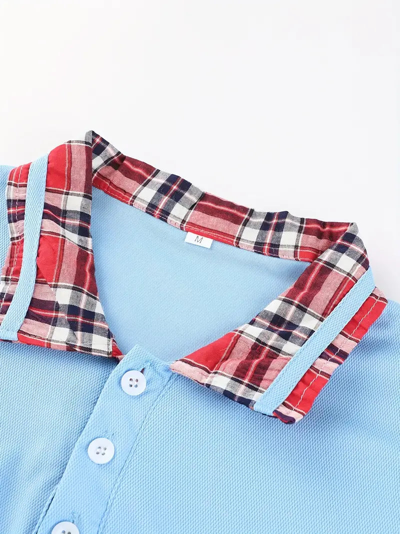 Jason – lässiges button-up mit v-ausschnitt für herren