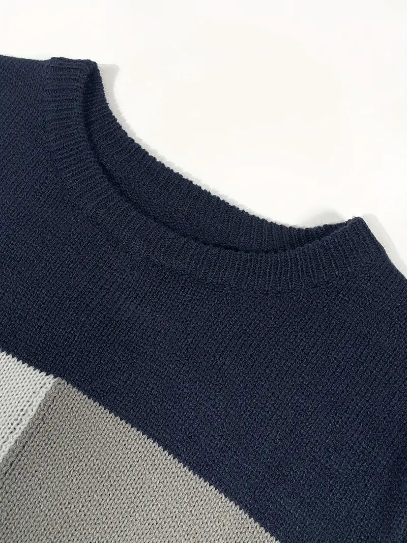 Andreas – gestricktes, lässiges warmes sweatshirt für männer