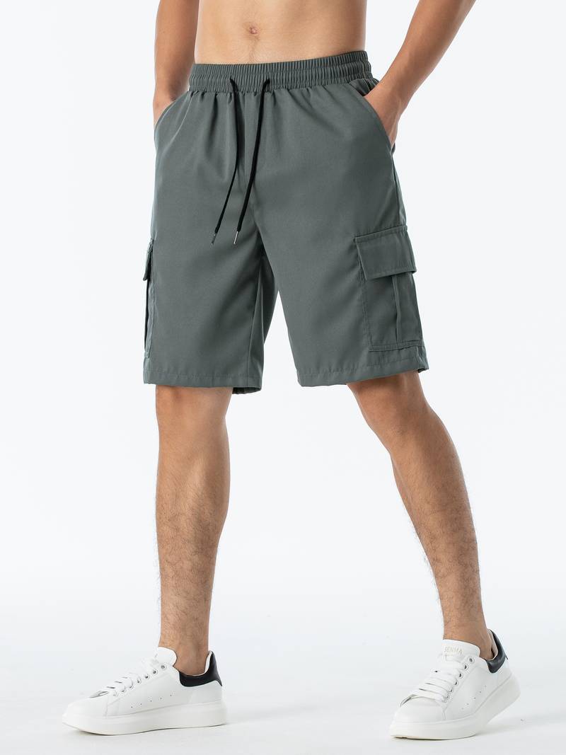 Matthew – cargo-shorts mit kordelzug im klassischen design