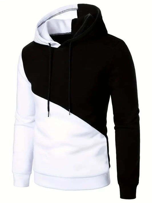 Warren – farbblock-hoodie für männer