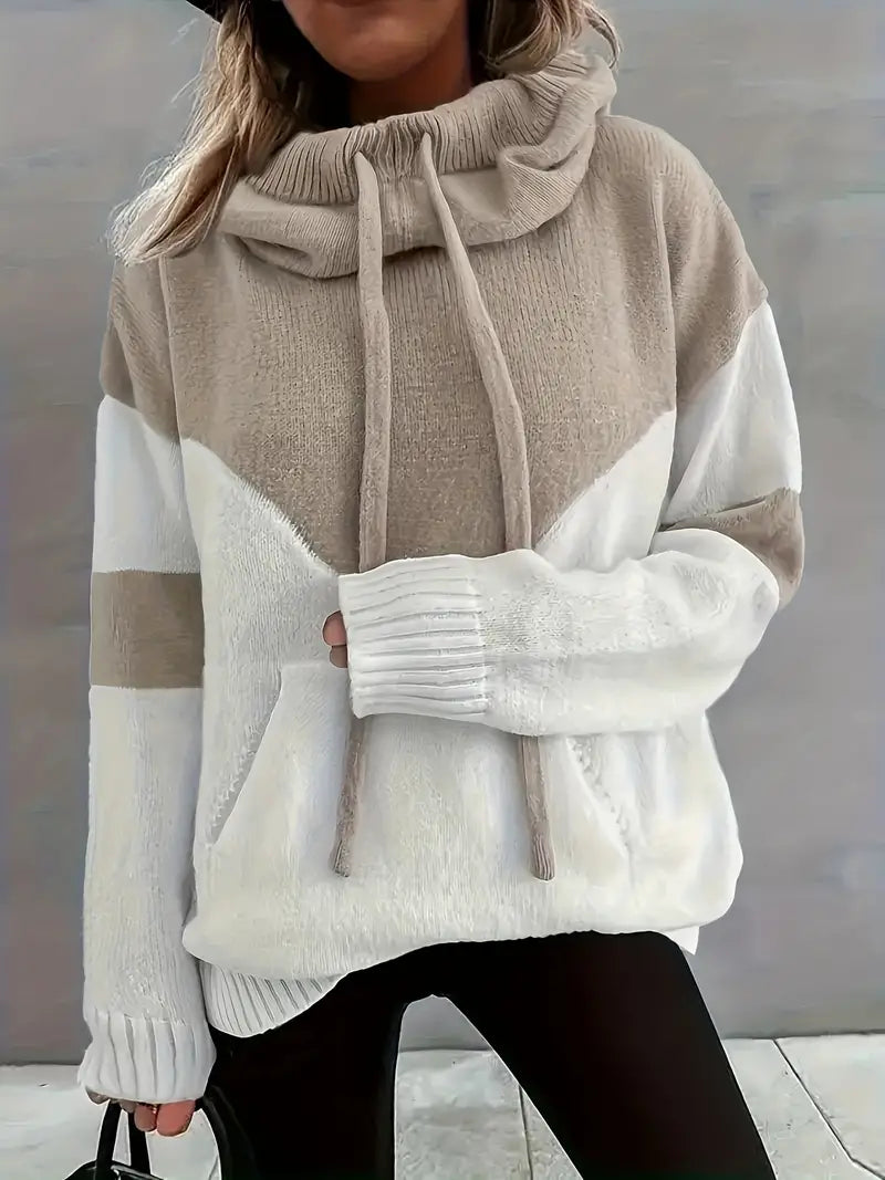 Ashley – lässiger farbblockpullover