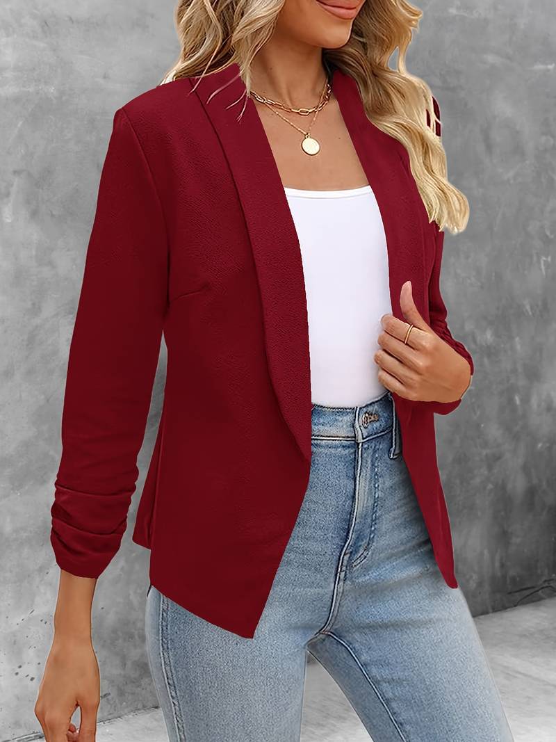 Isabella – stilvoller blazer mit offener vorderseite