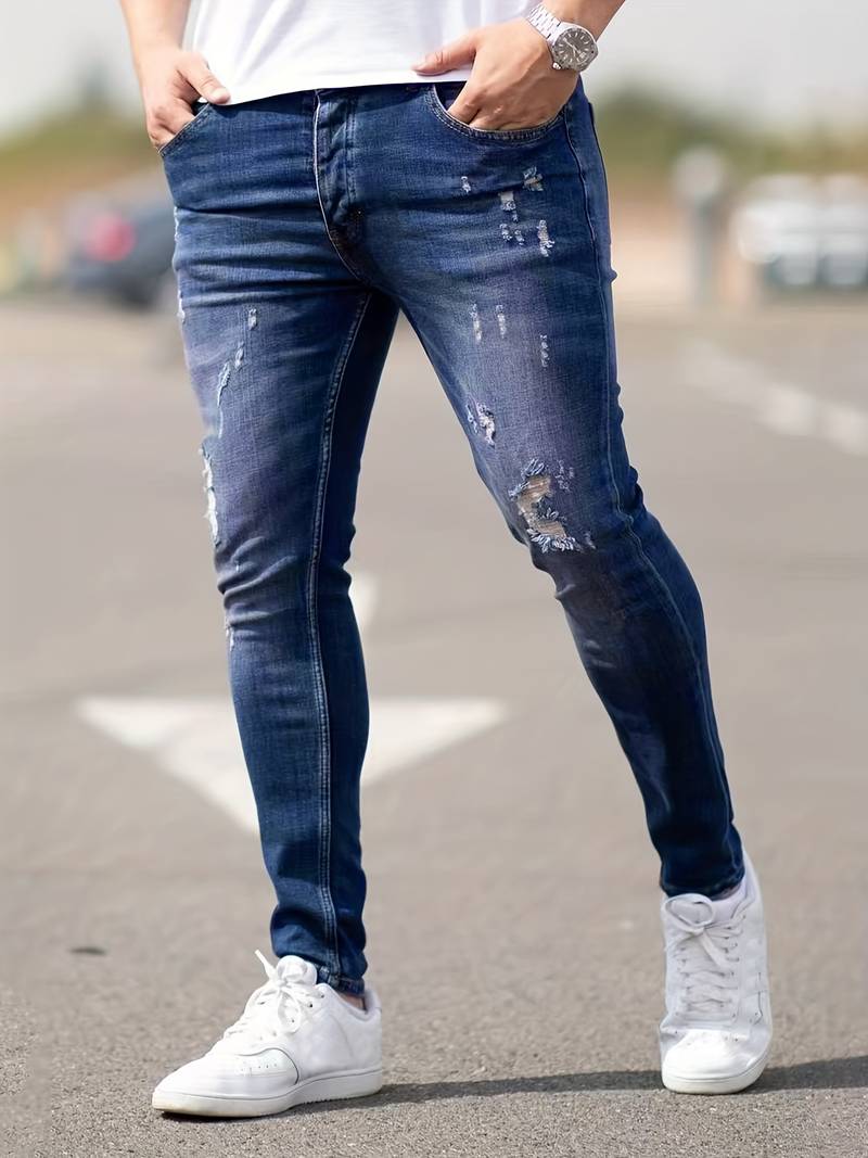 Malcolm – zerrissene jeans für männer