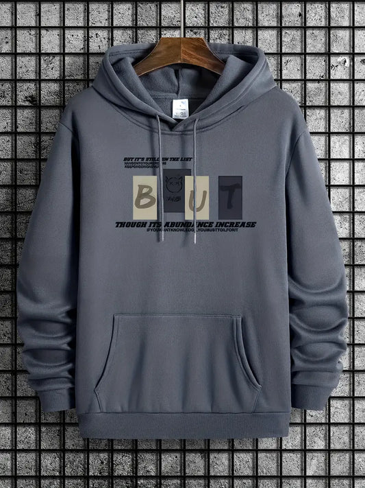 Garrett – kapuzenpullover mit buchstaben-print für männer